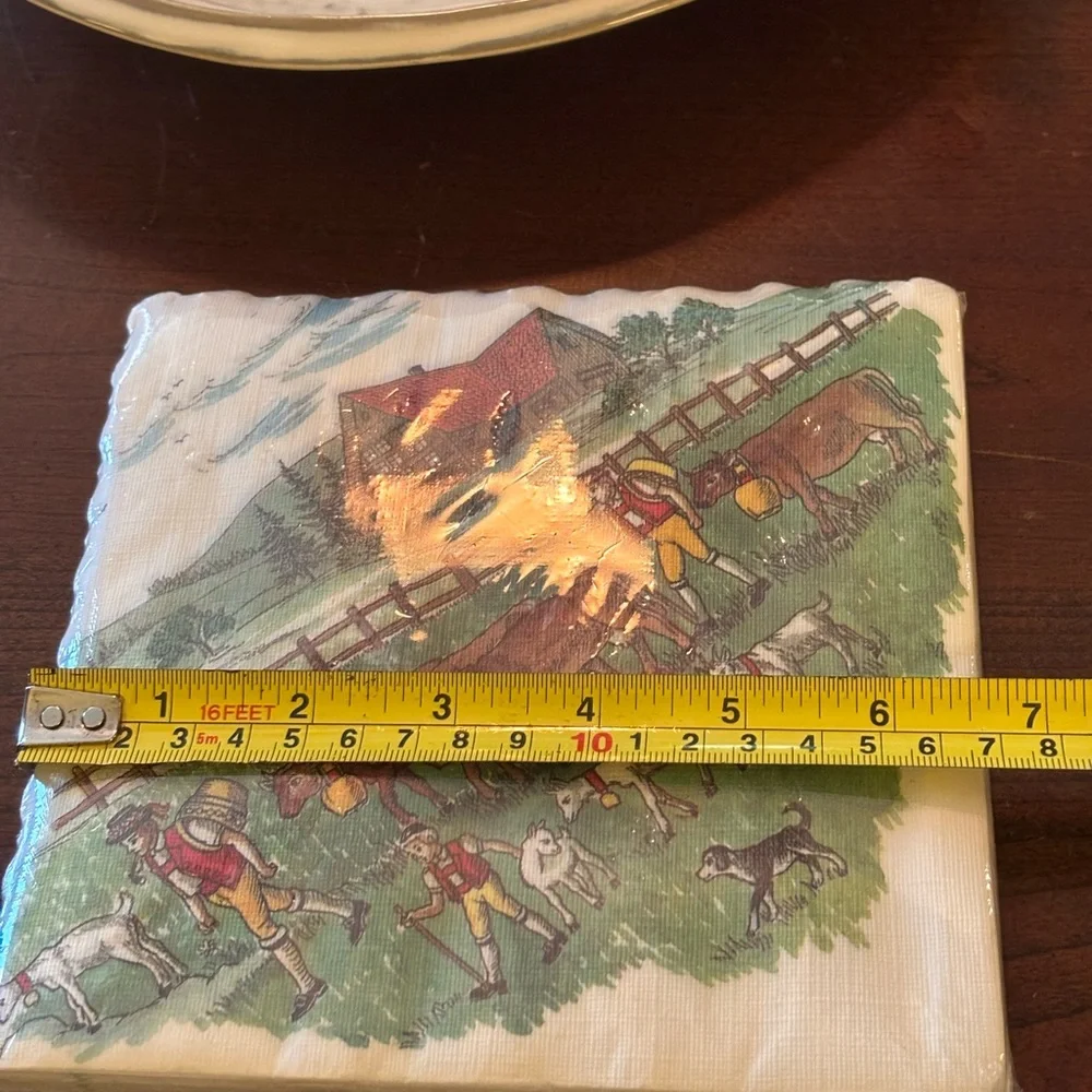 Vintage Wida Decorative Napkins Made in Switzerland 1 Pk Available 25 Count